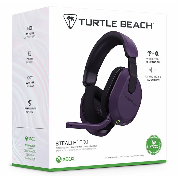Turtle Beach Stealth 600 Gen 3 - Violet - Casque gaming sans fil Turtle Beach Stealth 600 Gen 3 - Violet - Casque gaming sans fil