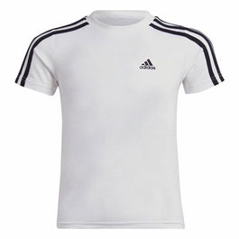 T shirt à manches courtes Adidas Lk 3S Co Blanc