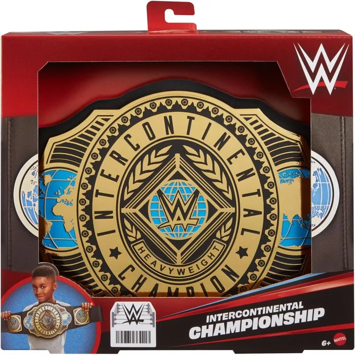 Mattel Ceinture de champion Intercontinental WWE ajustable 90 cm