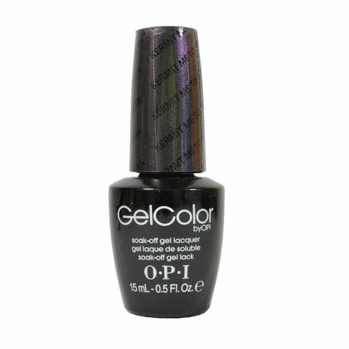 OPI GelColor Vernis à ongles semi-permanent, 15 ml - Vert 'Kermit Laisse-moi Parler' - Laque gel pour manucure longue durée OPI GelColor Vernis à ongles semi-permanent, 15 ml - Vert 'Kermit Laisse-moi Parler' - Laque gel pour manucure longue durée