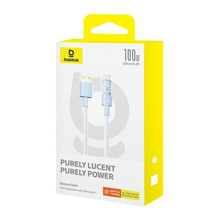 Baseus Câble USB A vers USB-C Bleu 2 m