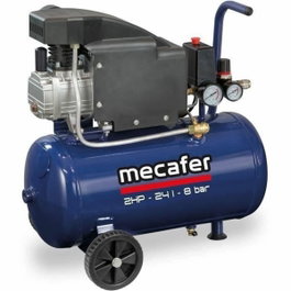 Mecafer Compresseur d'air 425793 Bleu 24 L 8 bar