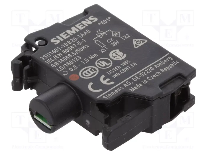 SIEMENS Élément d'éclairage LED rouge 22mm SIRIUS ACT SIEMENS Élément d'éclairage LED rouge 22mm SIRIUS ACT