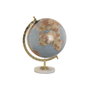 Home ESPRIT Figurine Décorative Globe terrestre Bleu Doré