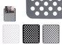 KINVARA Esterilla de fregadero carrée 28x31 cm Assortiment