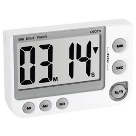 Tfa TFA 38.2024 Minuteur et chronomètre numérique blanc