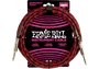 Ernieball Câble Instrument Jack-Jack SS 3M - Noir / Rouge Ernieball