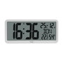 TFA Horloge numérique radio-pilotée avec climat intérieur, Blanc, 60.4525.02