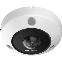 Hikvision DS-2CD6365G0P-IVS Caméra Fisheye 6MP DeepinView avec IA, Audio Bidirectionnel, IR 15m, IP67 IK10