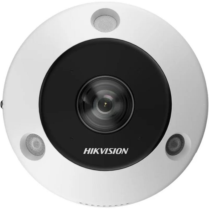 Hikvision DS-2CD6365G0P-IVS Caméra Fisheye 6MP DeepinView avec IA, Audio Bidirectionnel, IR 15m, IP67 IK10