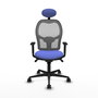 Piqueras y Crespo Chaise de Bureau Jorquera 1D036N1 Bleu clair