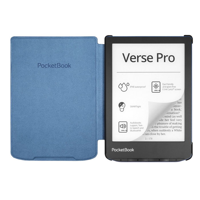Pocketbook Funda Shell Series Verse+ Coque Bleue 6 Pouces Pocketbook Funda Shell Series Verse+ Coque Bleue 6 Pouces