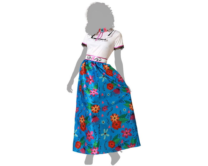 BigBuy Carnival Déguisement Colombiana Femme Adulte Bleu XS/S