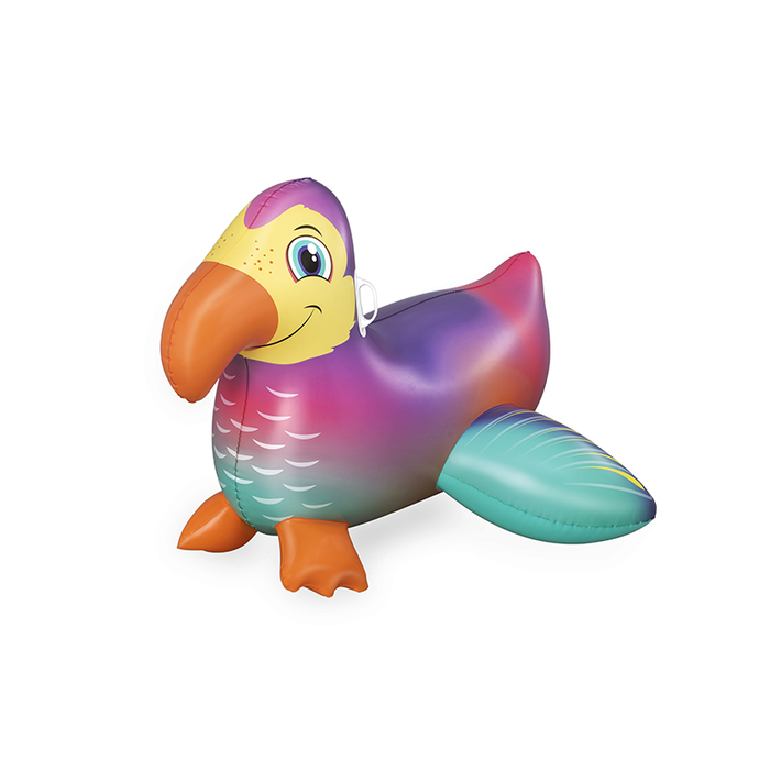 Bestway 41504 Figure Gonflable Toucan avec Poignées 141x113 cm +3 Ans Plage et Piscine
