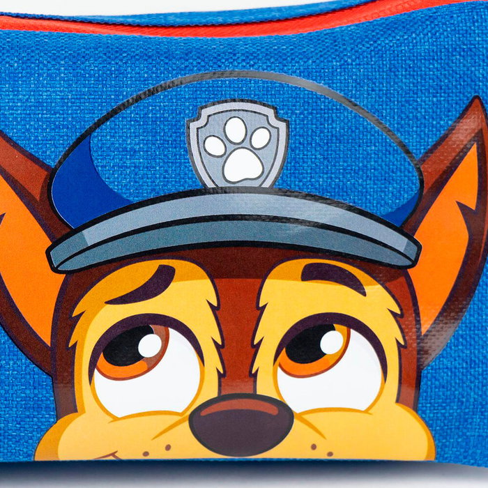 Paw Patrol Porte-tout triple Patrulla Canina en polyester - 22,5 x 21,5 x 2 cm