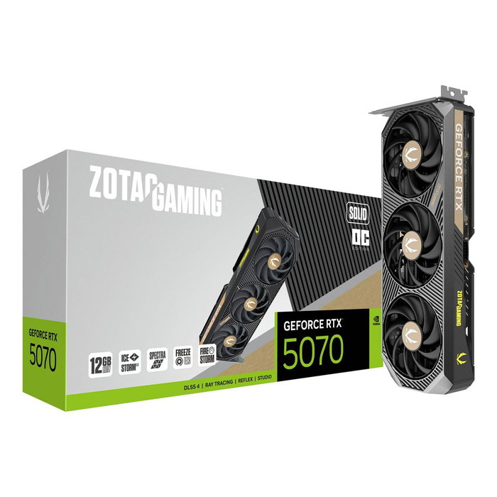 Carte Graphique Zotac ZT-B50700J-10P nvidia geforce rtx 5070 12 GB Carte Graphique Zotac ZT-B50700J-10P nvidia geforce rtx 5070 12 GB