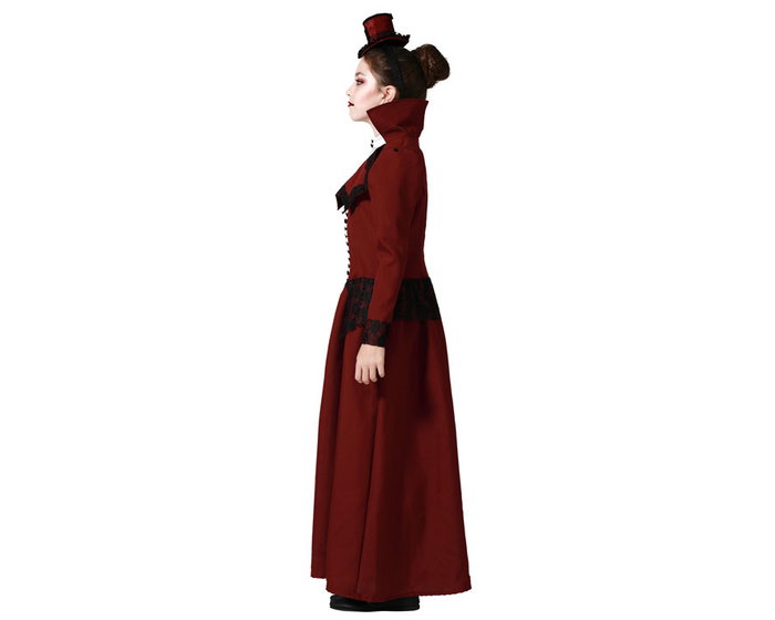 Atosa Déguisement Enfant Vampiresse avec Robe Longue Bordeaux Atosa Déguisement Enfant Vampiresse avec Robe Longue Bordeaux