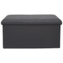 Home Deco Factory Pouf Pliable Atom Gris