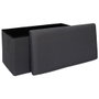 Home Deco Factory Pouf Pliable Atom Gris