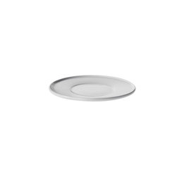Alessi AJM28/77 - Service de table en porcelaine blanche 4 pièces - Plat, bol, tasse et soucoupe - Collection PlateBowlCup conçu par Jasper Morrison