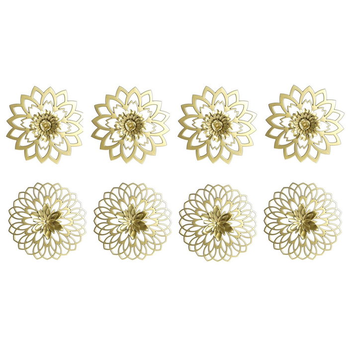 Figurine Décorative DKD Home Decor (4 Pièces) (2 Unités) (25 x 2 x 25 cm) Figurine Décorative DKD Home Decor (4 Pièces) (2 Unités) (25 x 2 x 25 cm)