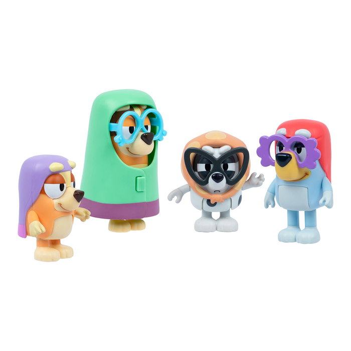 Moose Coffret de 4 figurines Bluey - Les grands-mères Moose Coffret de 4 figurines Bluey - Les grands-mères
