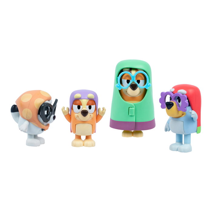 Moose Coffret de 4 figurines Bluey - Les grands-mères Moose Coffret de 4 figurines Bluey - Les grands-mères