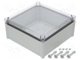 FIBOX Boîtier universel SOLID gris 278x278x130mm IP67 IK08