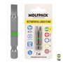 WOLFPACK LINEA PROFESIONAL Jeu de 2 embouts plats longs 6 mm