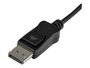 StarTech.com Adaptateur USB-C vers DisplayPort 8K 30Hz - Compatible Thunderbolt 3 1m (CDP2DP141MB)