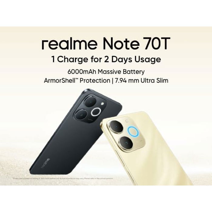 Smartphone Realme Note 70T 6,74" Octa Core 4 GB RAM 64 GB Or
