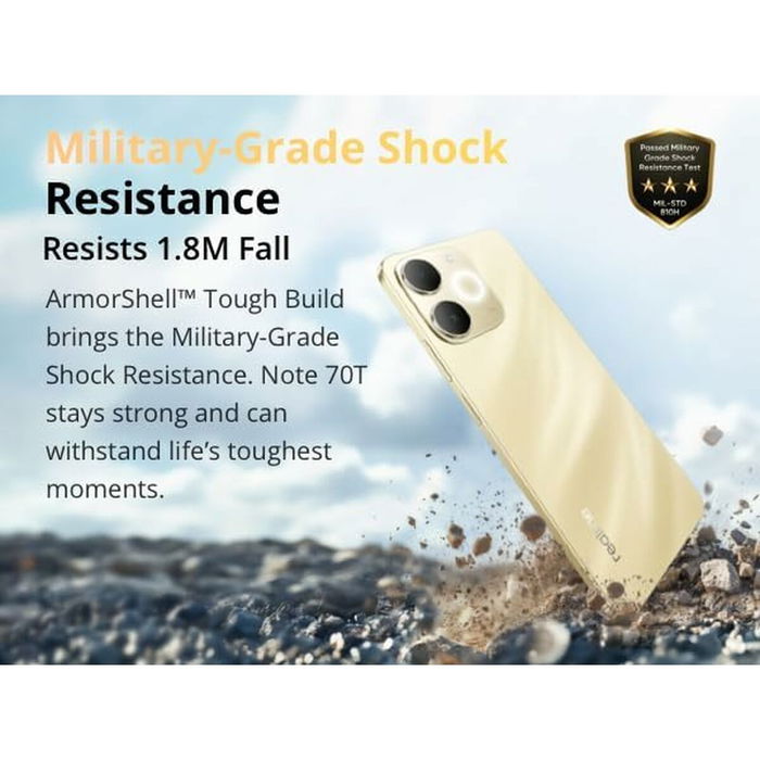 Smartphone Realme Note 70T 6,74" Octa Core 4 GB RAM 64 GB Or