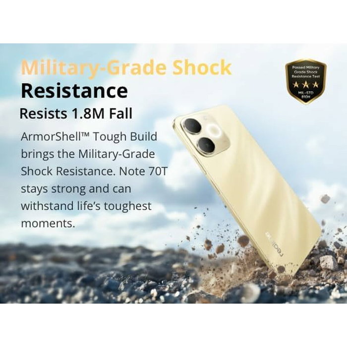 Smartphone Realme Note 70T 6,74" Octa Core 4 GB RAM 64 GB Or