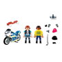 Playmobil City Action Course-poursuite en moto 72079, 17 pièces