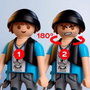 Playmobil City Action Course-poursuite en moto 72079, 17 pièces