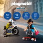 Playmobil City Action Course-poursuite en moto 72079, 17 pièces