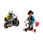 Playmobil City Action Course-poursuite en moto 72079, 17 pièces