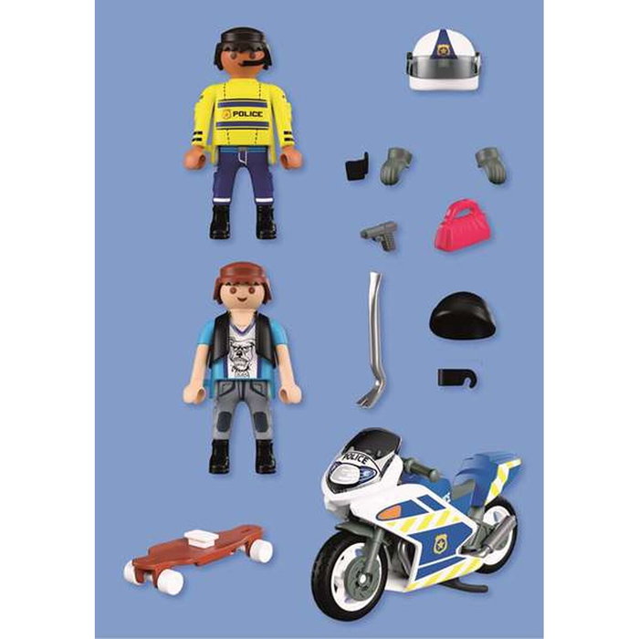 Playmobil City Action Course-poursuite en moto 72079, 17 pièces Playmobil City Action Course-poursuite en moto 72079, 17 pièces