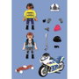 Playmobil City Action Course-poursuite en moto 72079, 17 pièces
