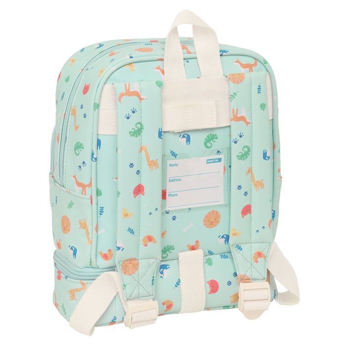 Cartable Safta Pandi Bleu clair 22 x 27 x 10 cm Cartable Safta Pandi Bleu clair 22 x 27 x 10 cm