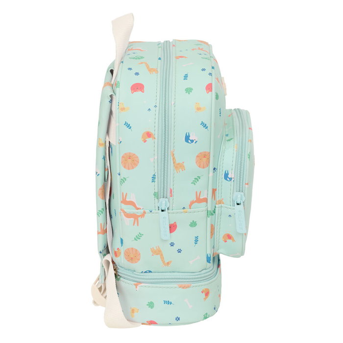 Cartable Safta Pandi Bleu clair 22 x 27 x 10 cm