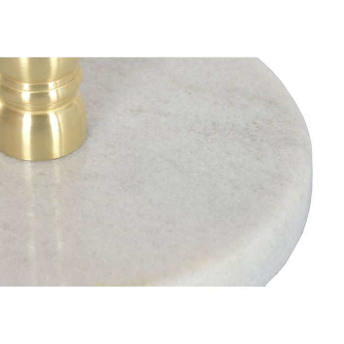 Table d'appoint Home ESPRIT Blanc Doré 41 x 41 x 53 cm