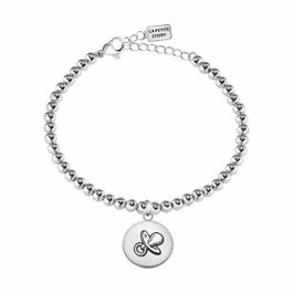 La Petite Story Bracelet en Acier Inoxydable Gris