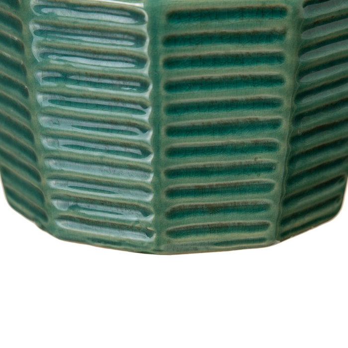 BigBuy Home Cache-pot Bleu foncé en Céramique BigBuy Home Cache-pot Bleu foncé en Céramique