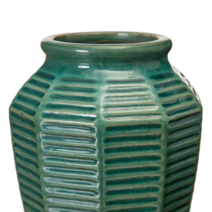 BigBuy Home Cache-pot Bleu foncé en Céramique BigBuy Home Cache-pot Bleu foncé en Céramique