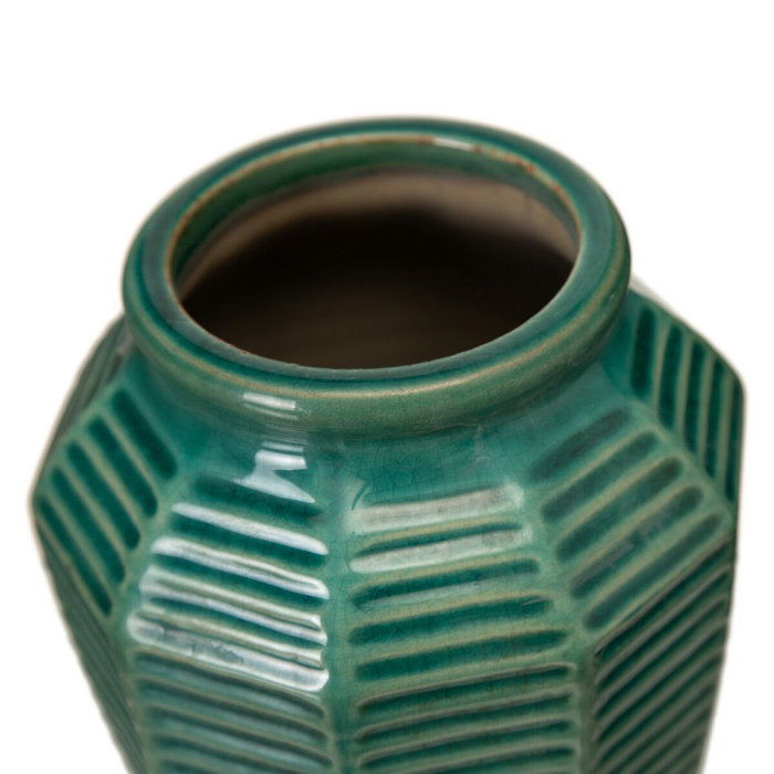 BigBuy Home Cache-pot Bleu foncé en Céramique BigBuy Home Cache-pot Bleu foncé en Céramique