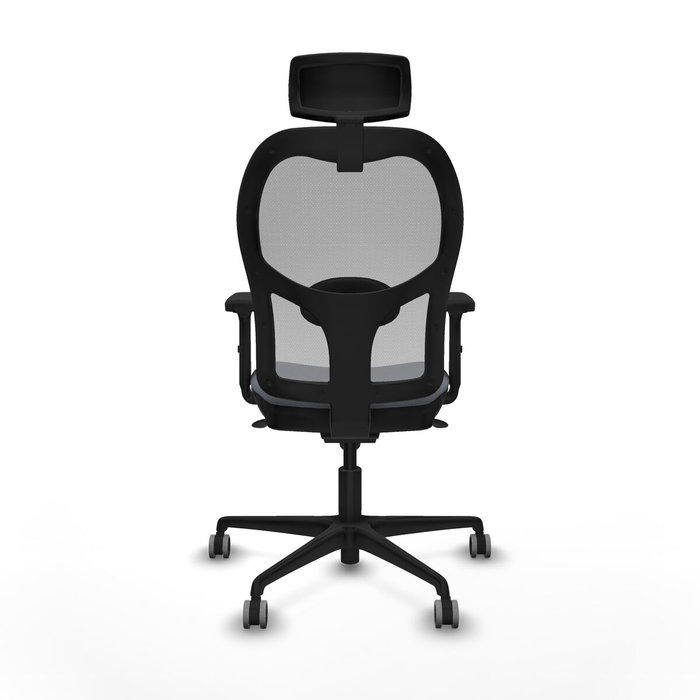 Piqueras y Crespo Chaise de Bureau 2D036G2 Gris avec Appui-tête