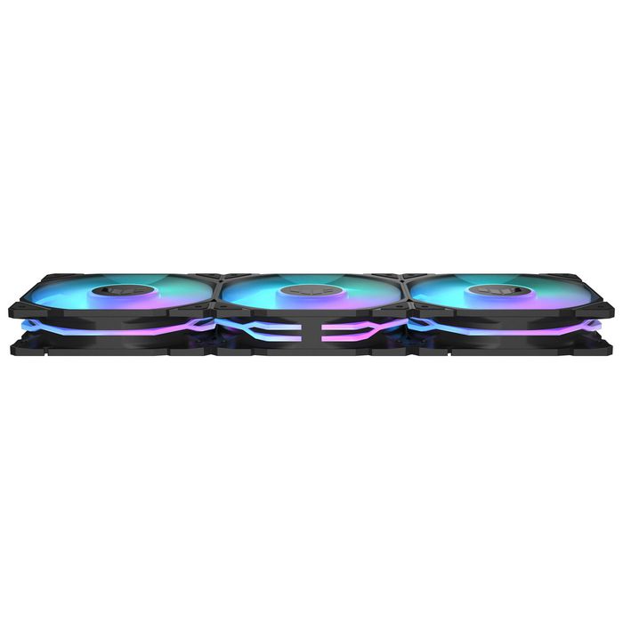 Asus TUF Gaming TR120 Ventilateur de boîtier ARGB 120 mm PWM, Haute Pression Statique et Flux d'Air, Noir ou Blanc, Inverse, Compatible Aura Sync