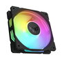 Asus TUF Gaming TR120 Ventilateur de boîtier ARGB 120 mm PWM, Haute Pression Statique et Flux d'Air, Noir ou Blanc, Inverse, Compatible Aura Sync