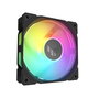 Asus TUF Gaming TR120 Ventilateur de boîtier ARGB 120 mm PWM, Haute Pression Statique et Flux d'Air, Noir ou Blanc, Inverse, Compatible Aura Sync